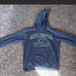 Grey Minnesota Wild hoodie
